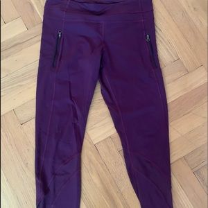 Purple Lululemon Leggings Size 8 Used